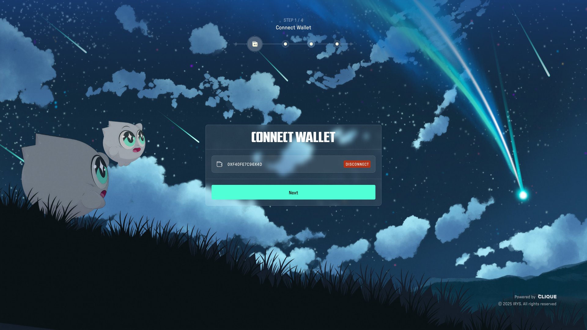 Step 2: Connect Wallet